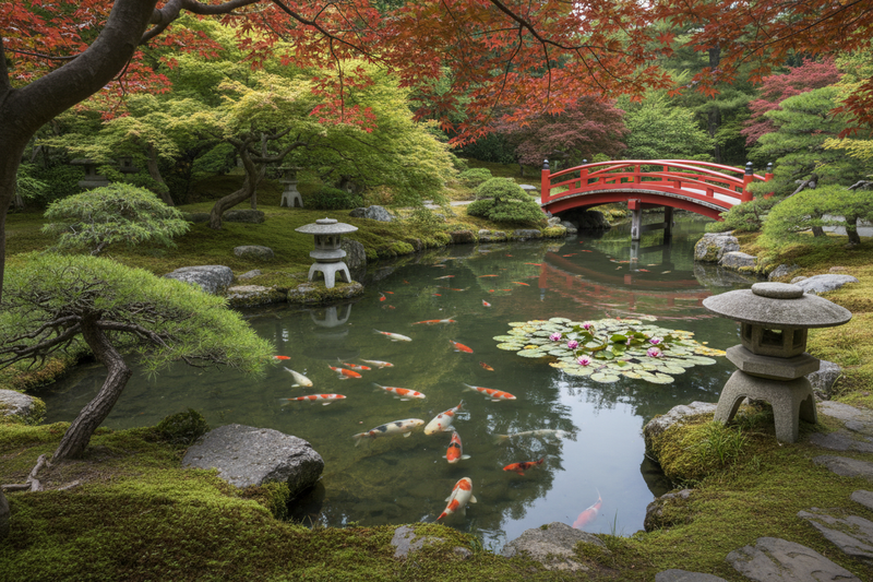 Japanse Tuin met Koivijver: Ontwerp, Stijl en Beplanting