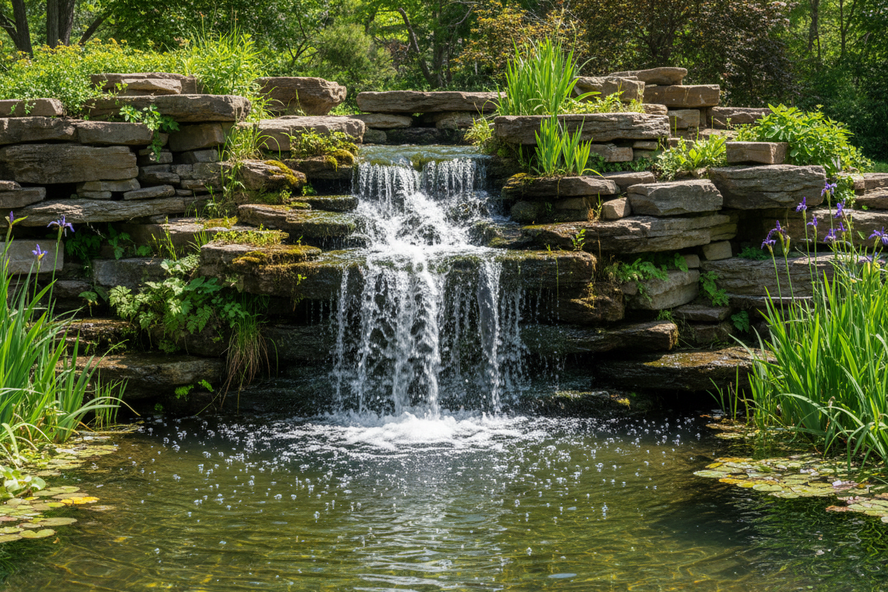 Waterval of Cascade Bouwen: Natuurlijk Effect met Optimale Beluchting