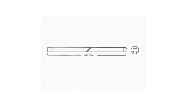 UV-C lamp · 40W Select · wit voetje · 843 mm - collectie afbeelding