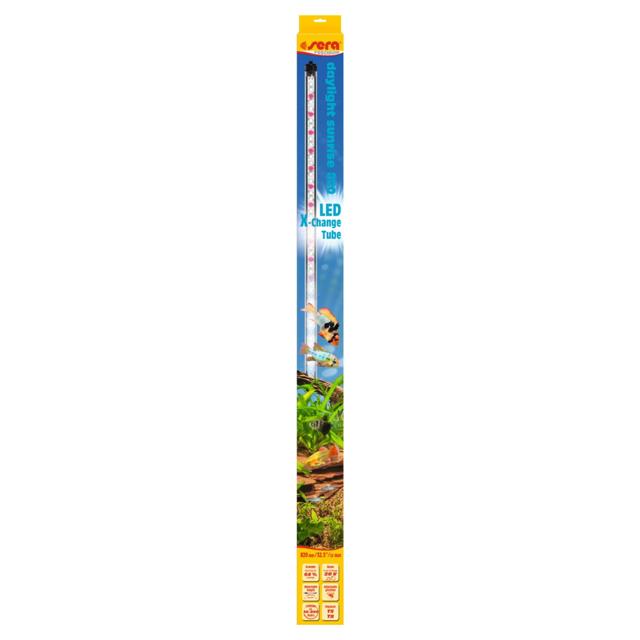Sera LED Daylight Sunrise 820 mm 18W - daglicht LED-buis voor aquariums