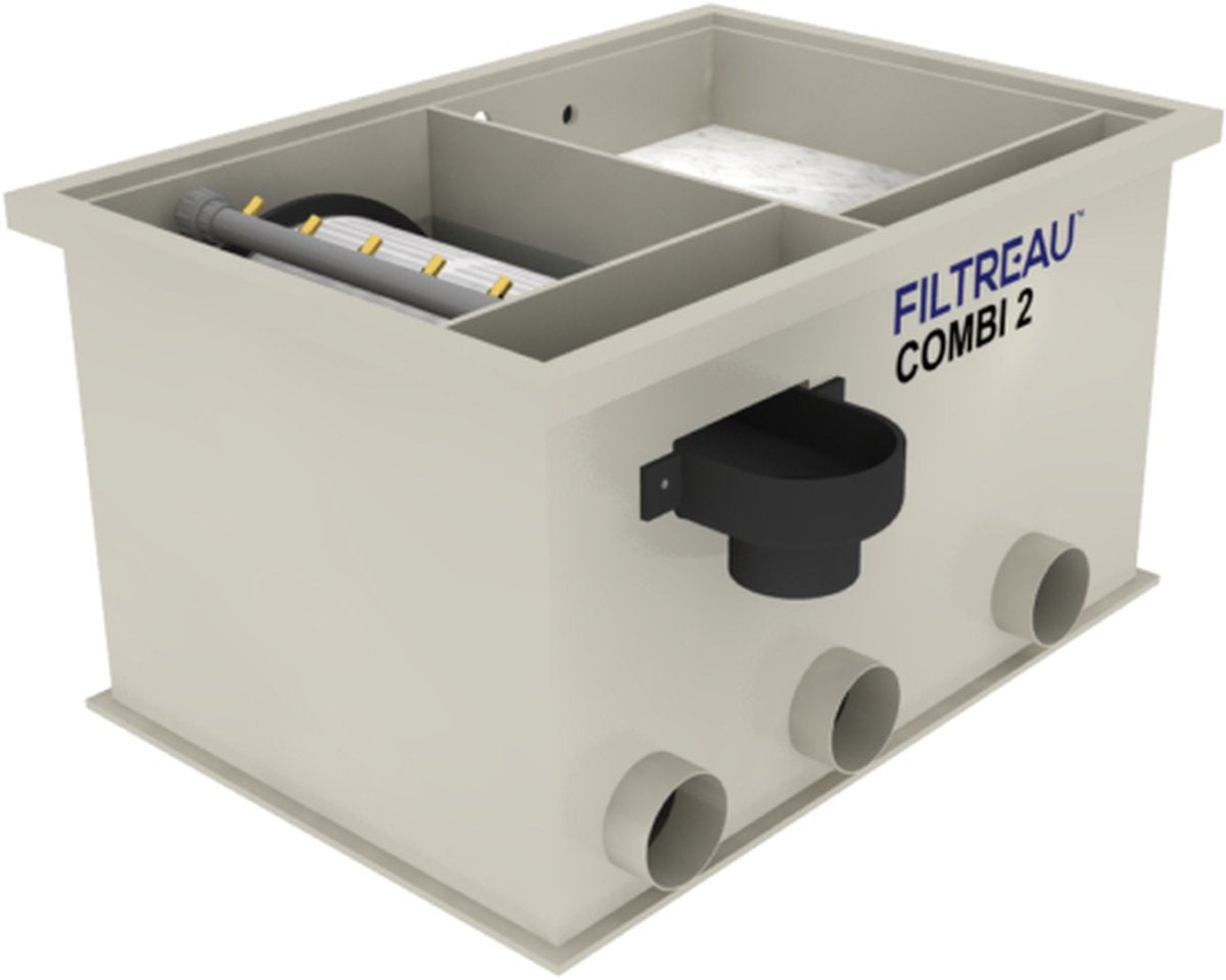 Filtreau Filtreau Combi-2 Gravity (moving-bed) incl. UVC / incl. spoelpomp - productfoto