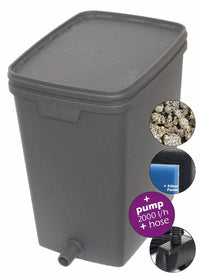 VT Box Filter Set 7000 - complete doorstroomfilterset met pomp en slang voor vijvers tot 7.000 liter productafbeelding, miniatuur 2