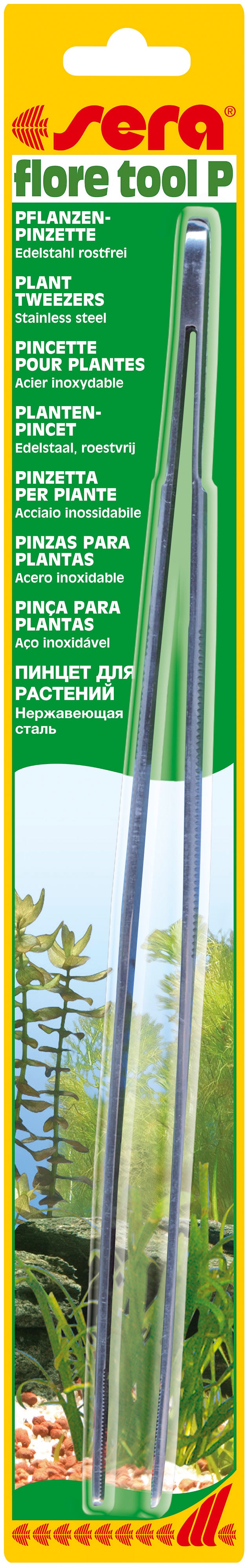 Sera Flore Tool P plantenpincet 31 cm - aquariumpincet van roestvrij staal