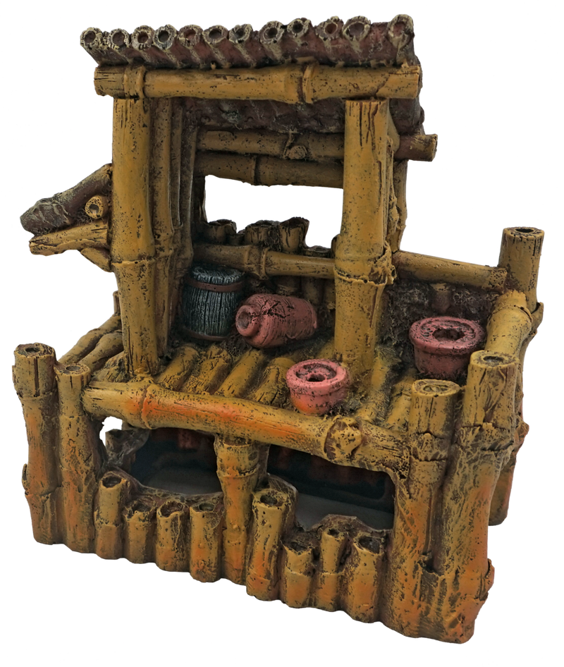 Superfish Bamboo House Large (Aquarium Decoratie), afbeelding 2 Aquarium