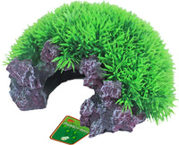 Boon Kunstplant Green Mossrots met Uitstromer 16x8 cm - Aquariumdecoratie met bubbels, miniatuur 2
