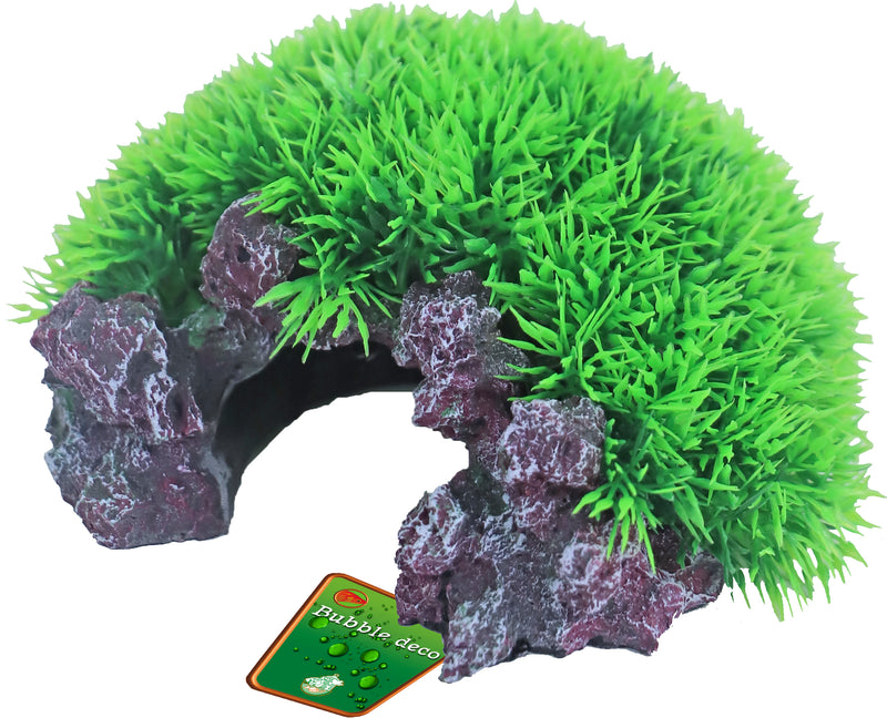 Boon Kunstplant Green Mossrots met Uitstromer 16x8 cm - Aquariumdecoratie met bubbels, afbeelding 2 Aquarium Decoratie