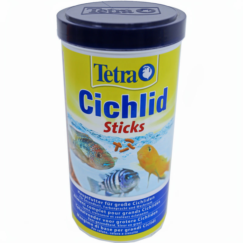 Tetra Cichlid Sticks 1 Liter - productfoto, Visvoer bij Vijvercentrum