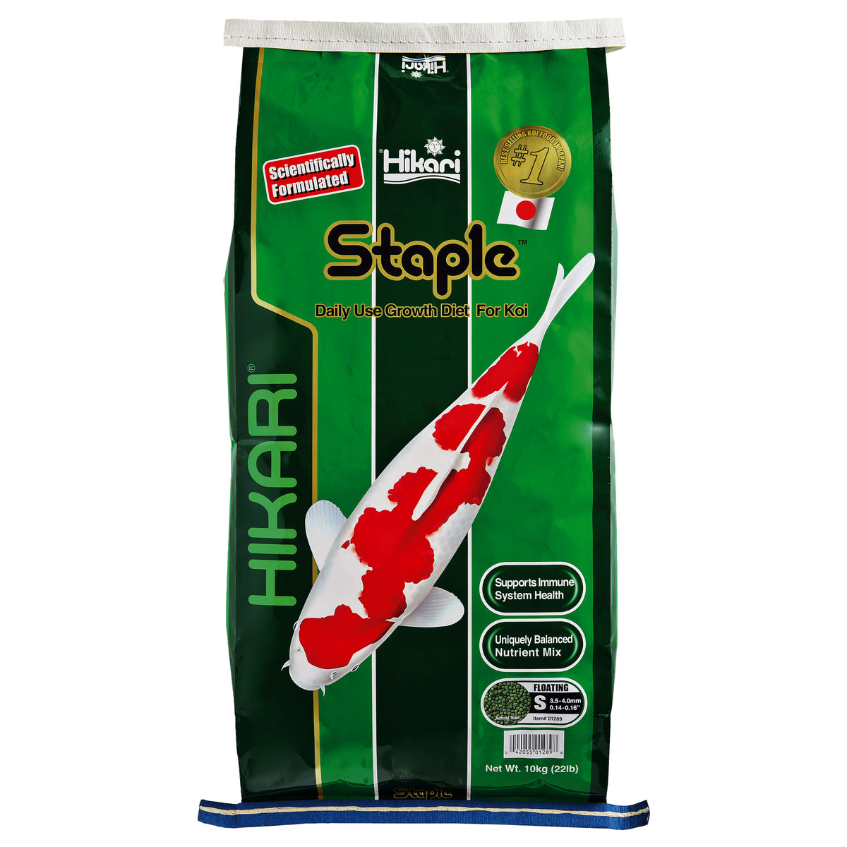 Hikari Staple Mini 10 kg - dagelijks basisvoer voor koi in kleine korrel