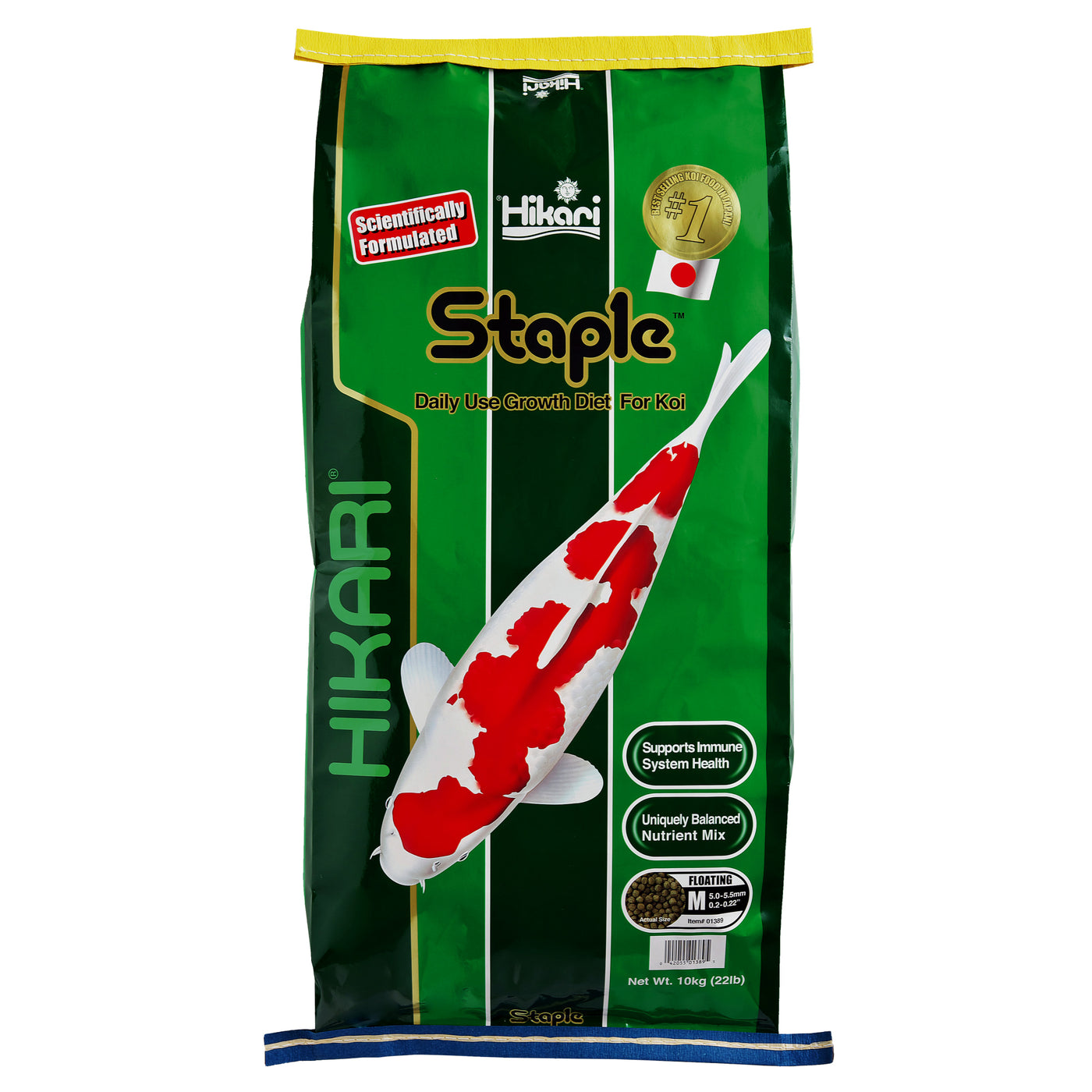 Hikari Staple Medium 10 kg - drijvend dagelijks basisvoer voor koi