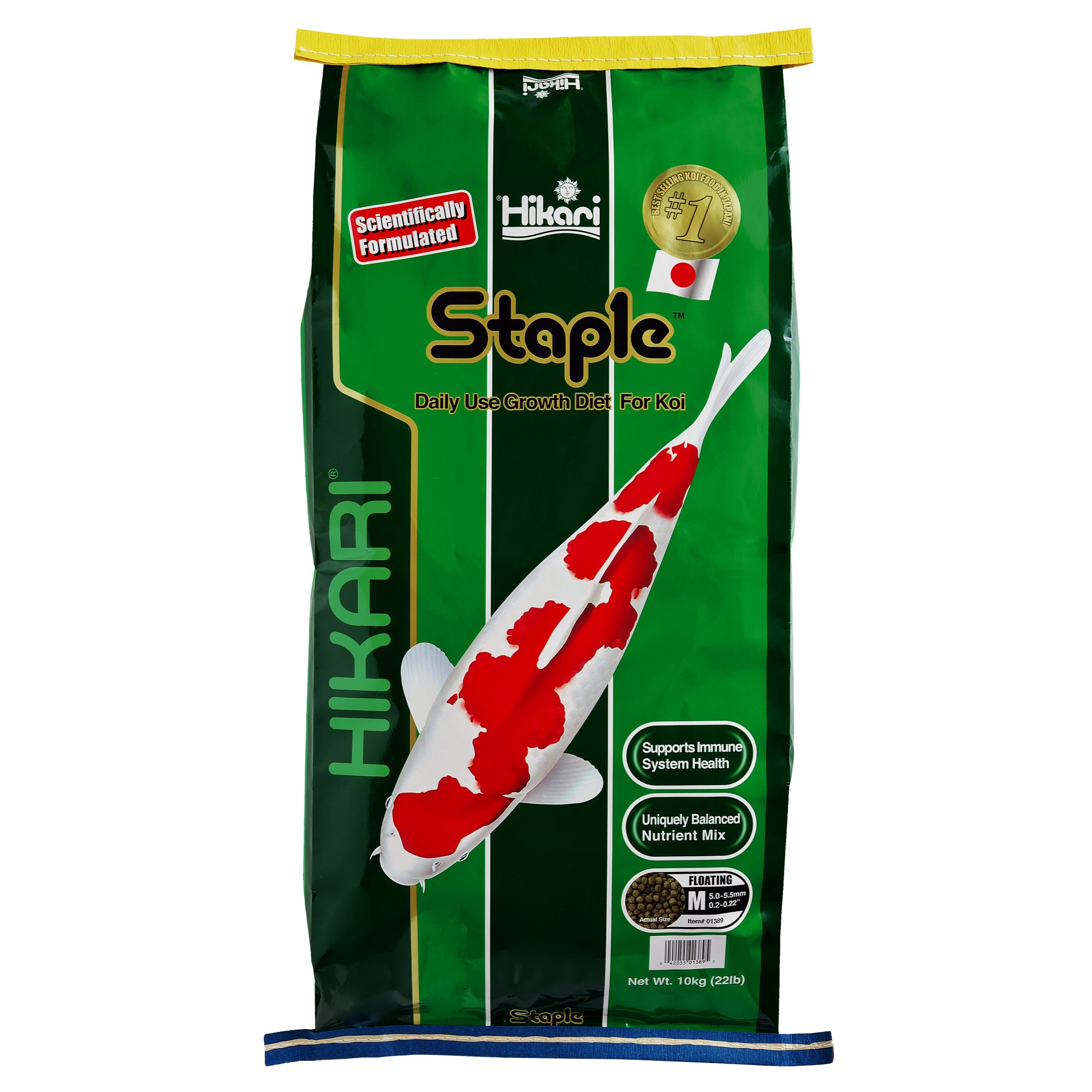 Hikari Staple Medium 10 kg - drijvend dagelijks basisvoer voor koi