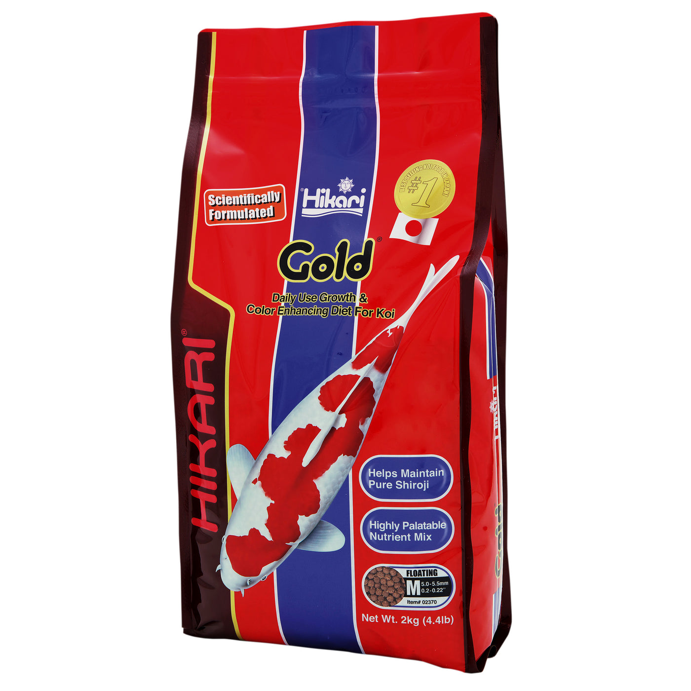 Hikari Gold Medium 2 kg - 0042055023702 HIKARI GOLD MEDIUM 2 KG 3D