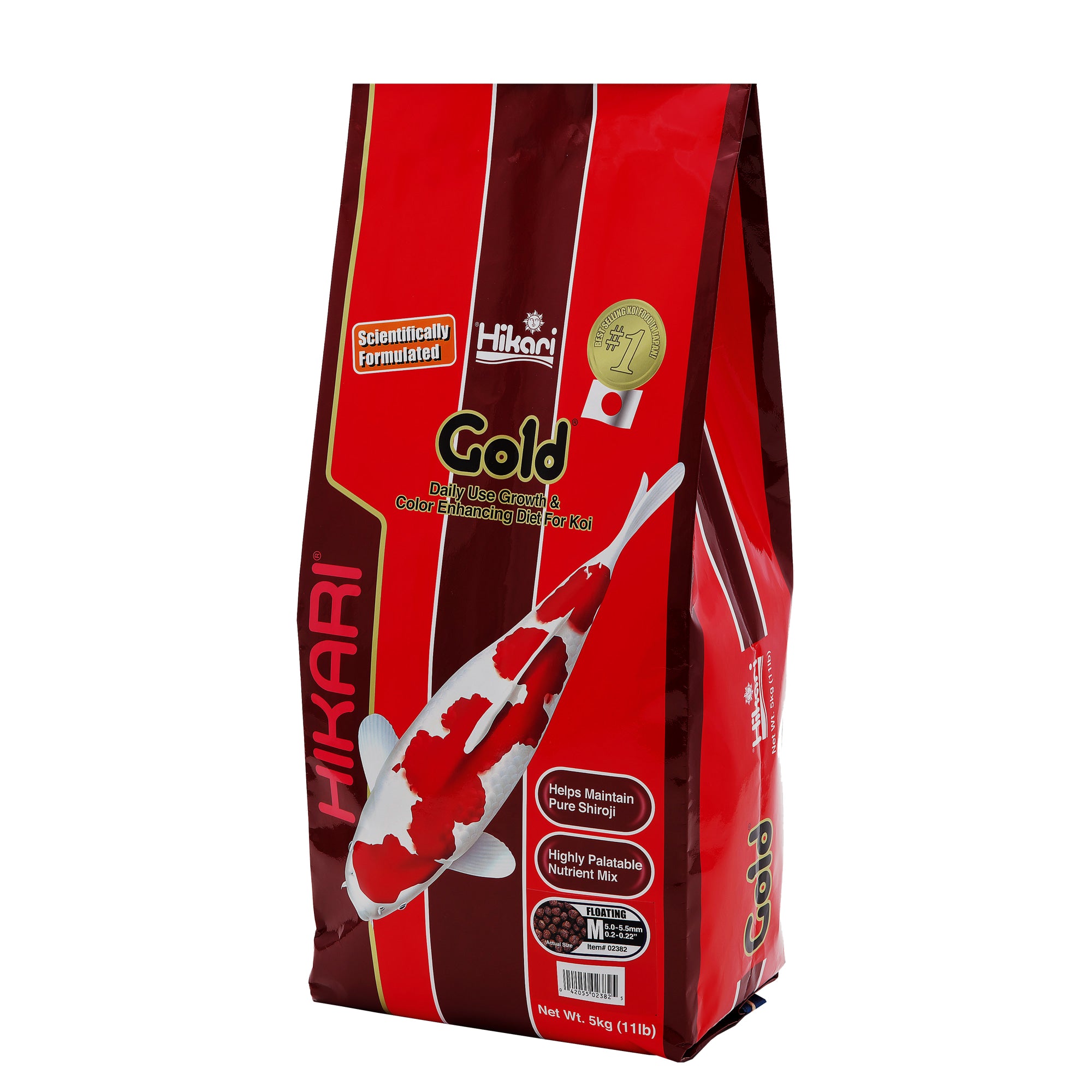 Hikari Gold Medium 5 kg - 0042055023825 HIKARI GOLD MEDIUM 5 KG 3D