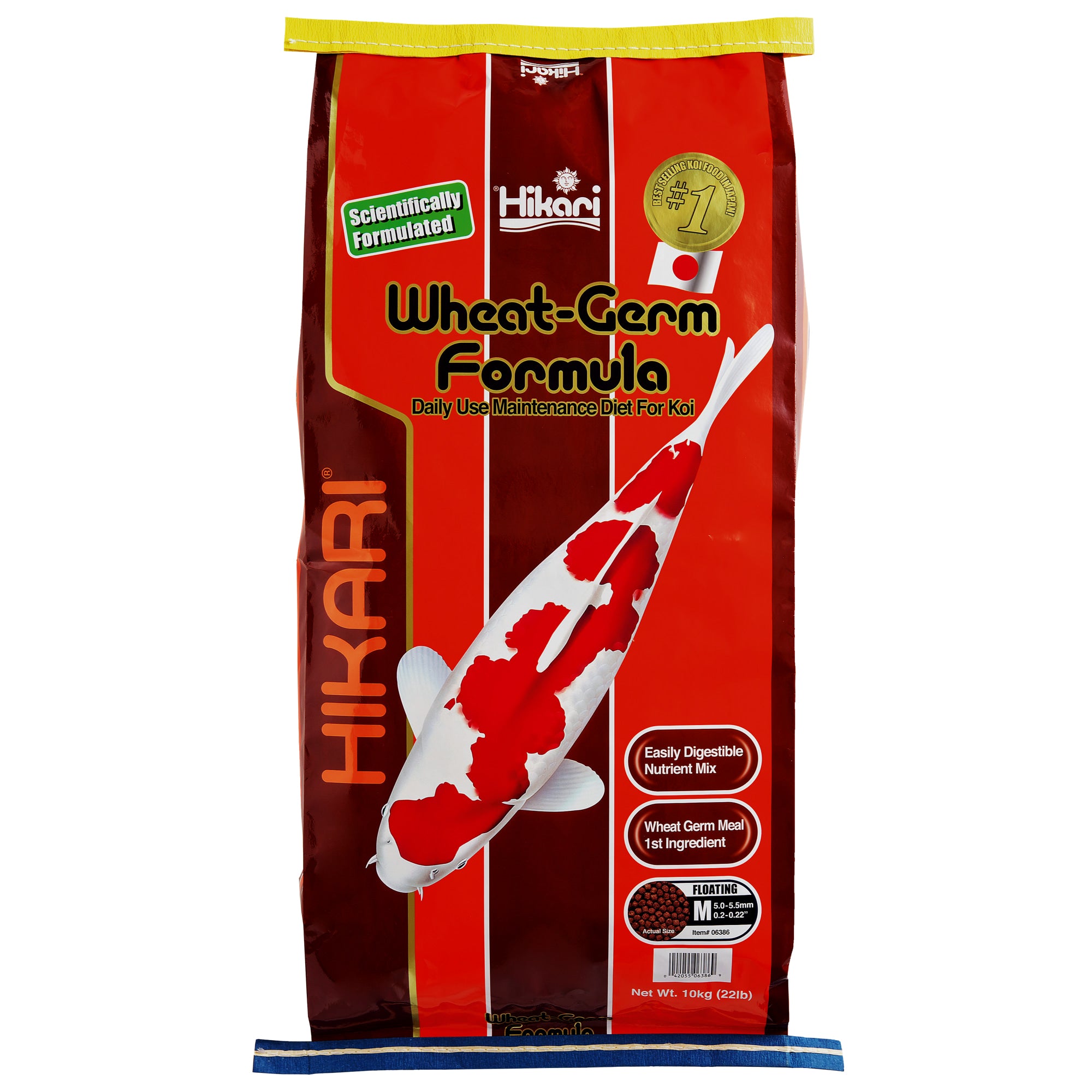 Hikari Wheat-Germ Medium 10 kg - tarwekiemvoer voor koi bij lage watertemperatuur