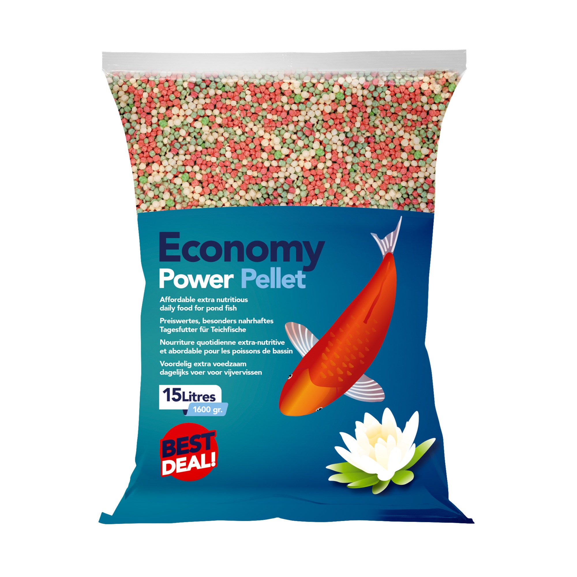 Colombo Power Pellet 15 liter - Eiwitrijke koipellets voor groei en conditie