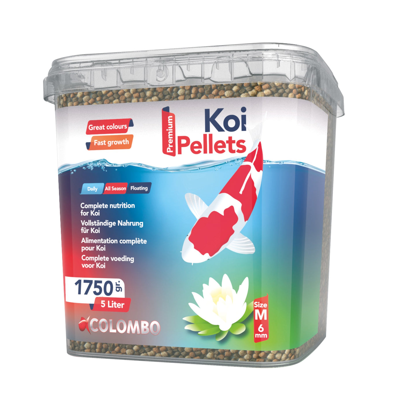 Colombo Koi Medium 5 liter - Compleet koivoer met gebalanceerde samenstelling