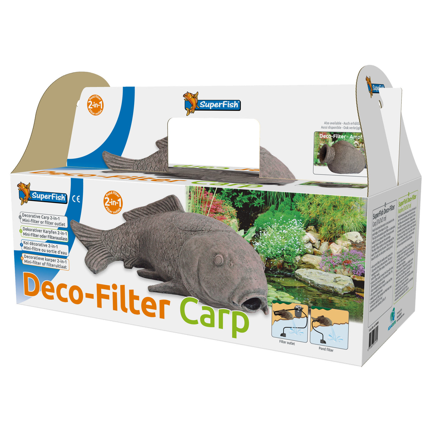 Superfish Carp Filter - filterpomp met 2500 l/u voor koivijvers - 8715897273179 SF CARP FILTER 3D