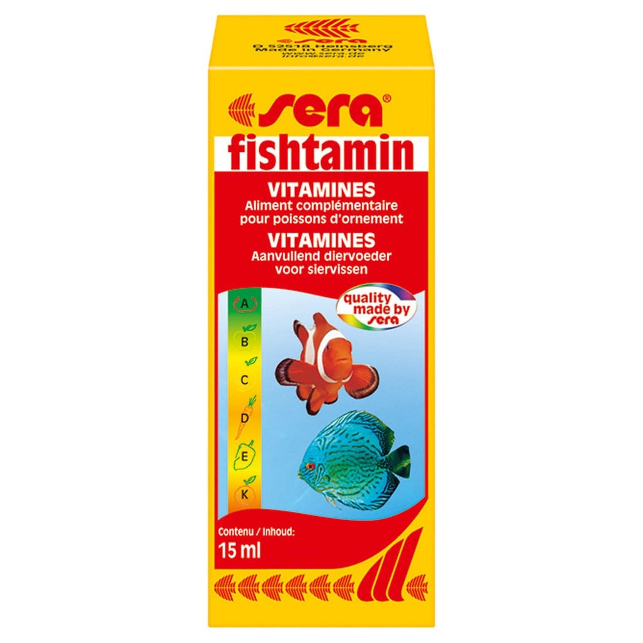sera Fishtamin 100 ml - vitaminesupplement vissen