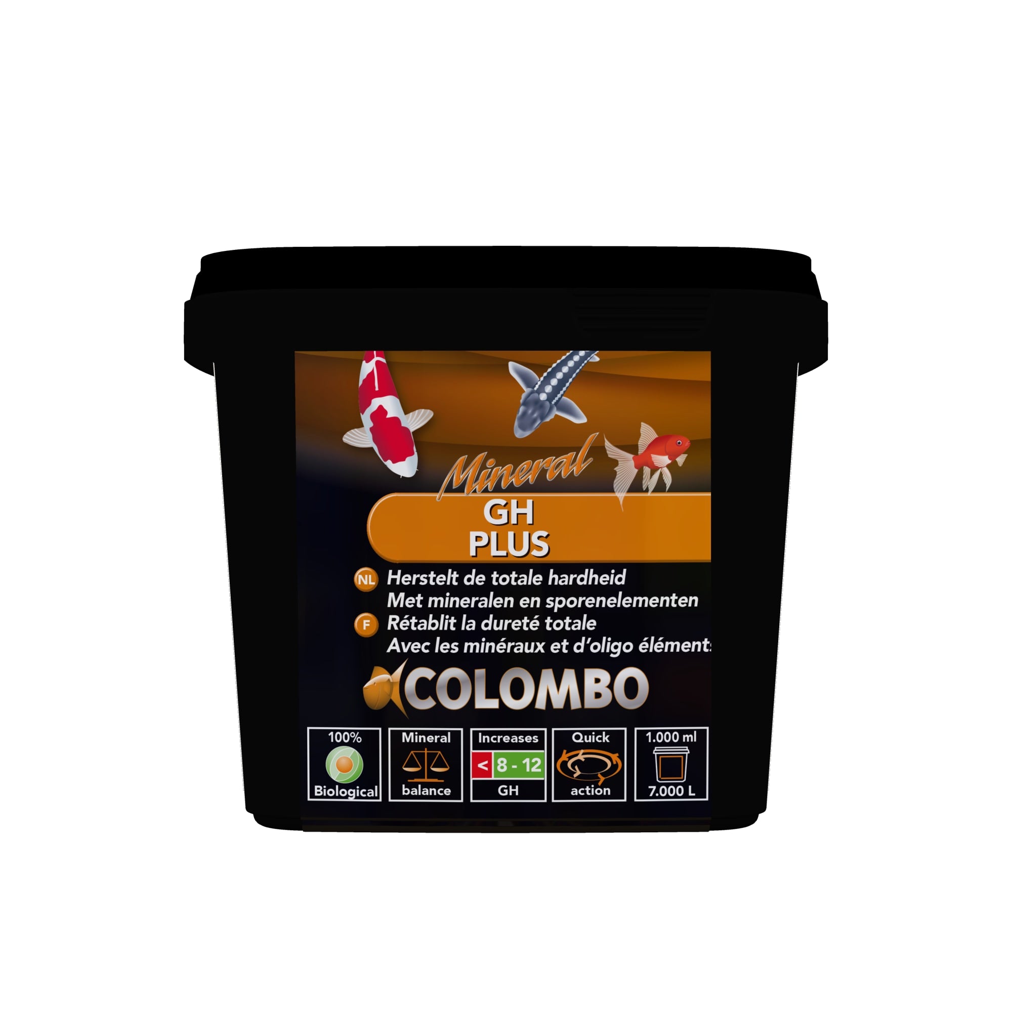 Colombo GH+ 1000 ml - verhoogt de totale hardheid in vijverwater