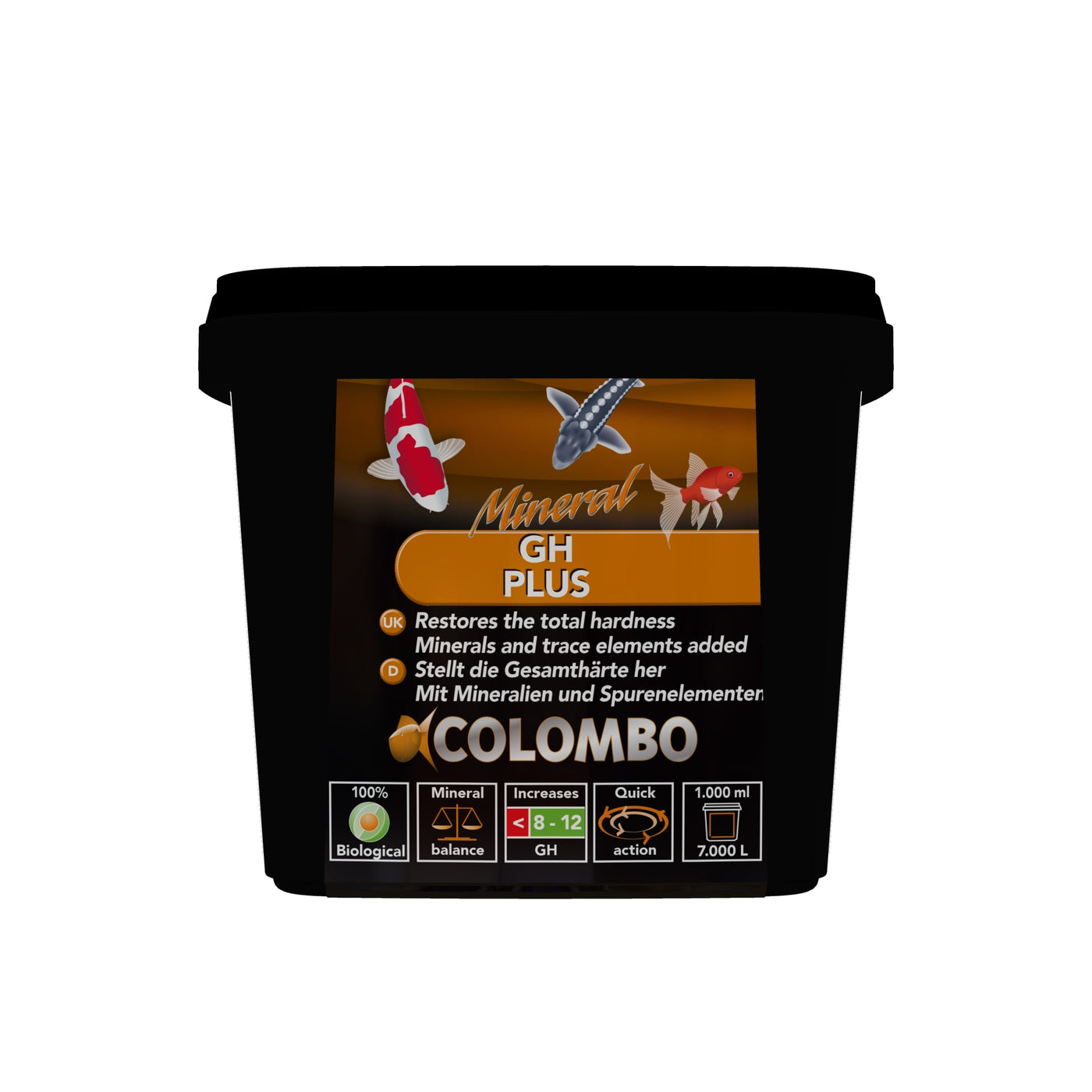 Colombo GH+ 1000 ml - verhoogt de totale hardheid in vijverwater