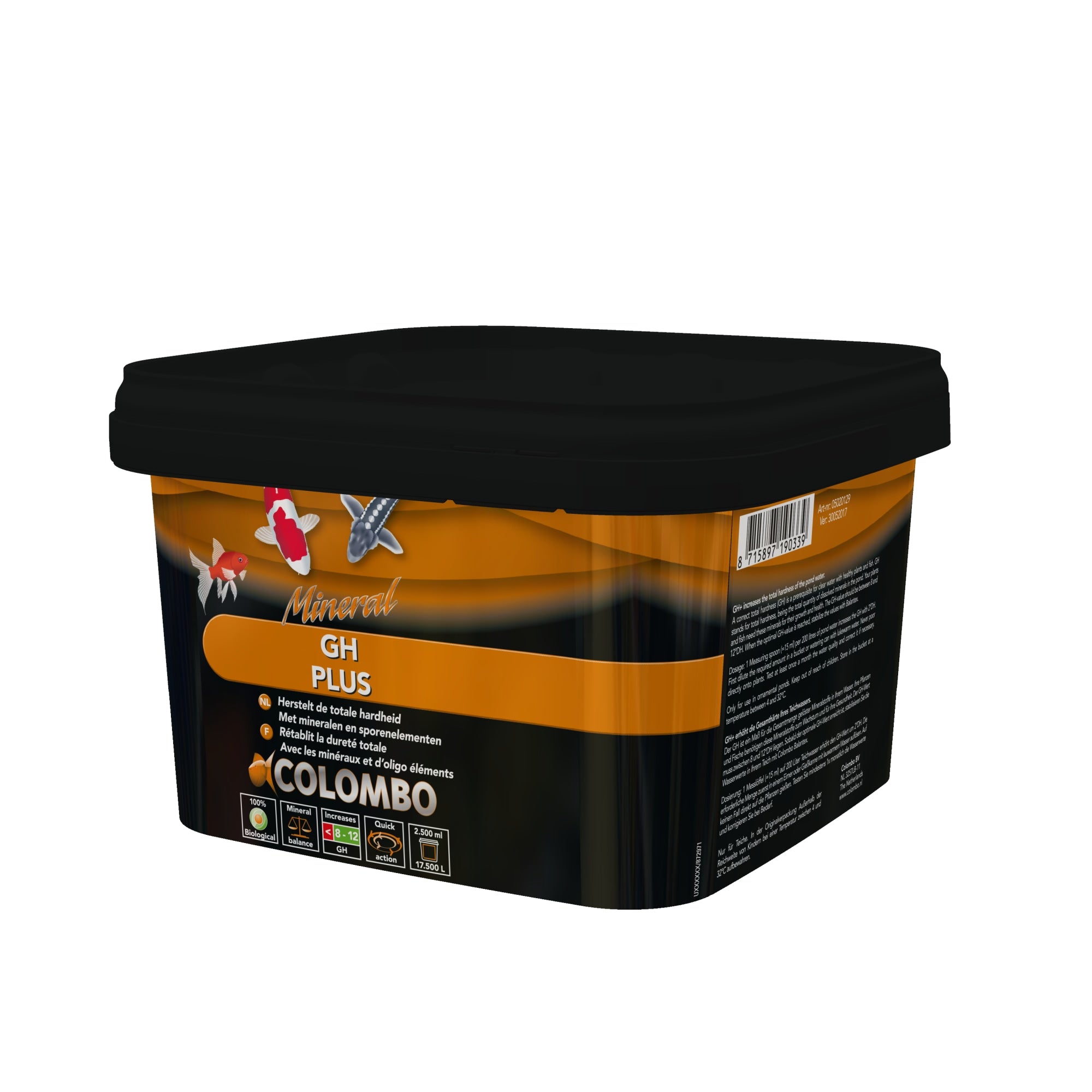 Colombo GH+ 2500 ml - 8715897190339 COLOMBO GH 2500ML 17.500L NL F 3D