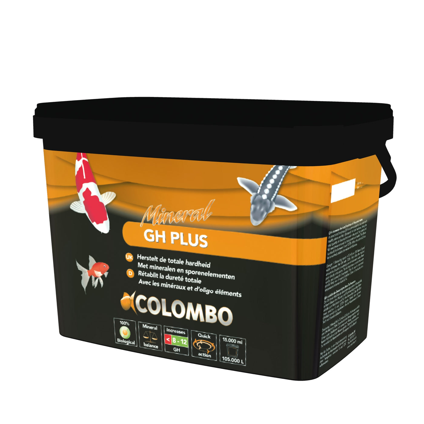 Colombo GH+ 15 liter - verhoogt totale hardheid voor vijvers tot 105.000 liter
