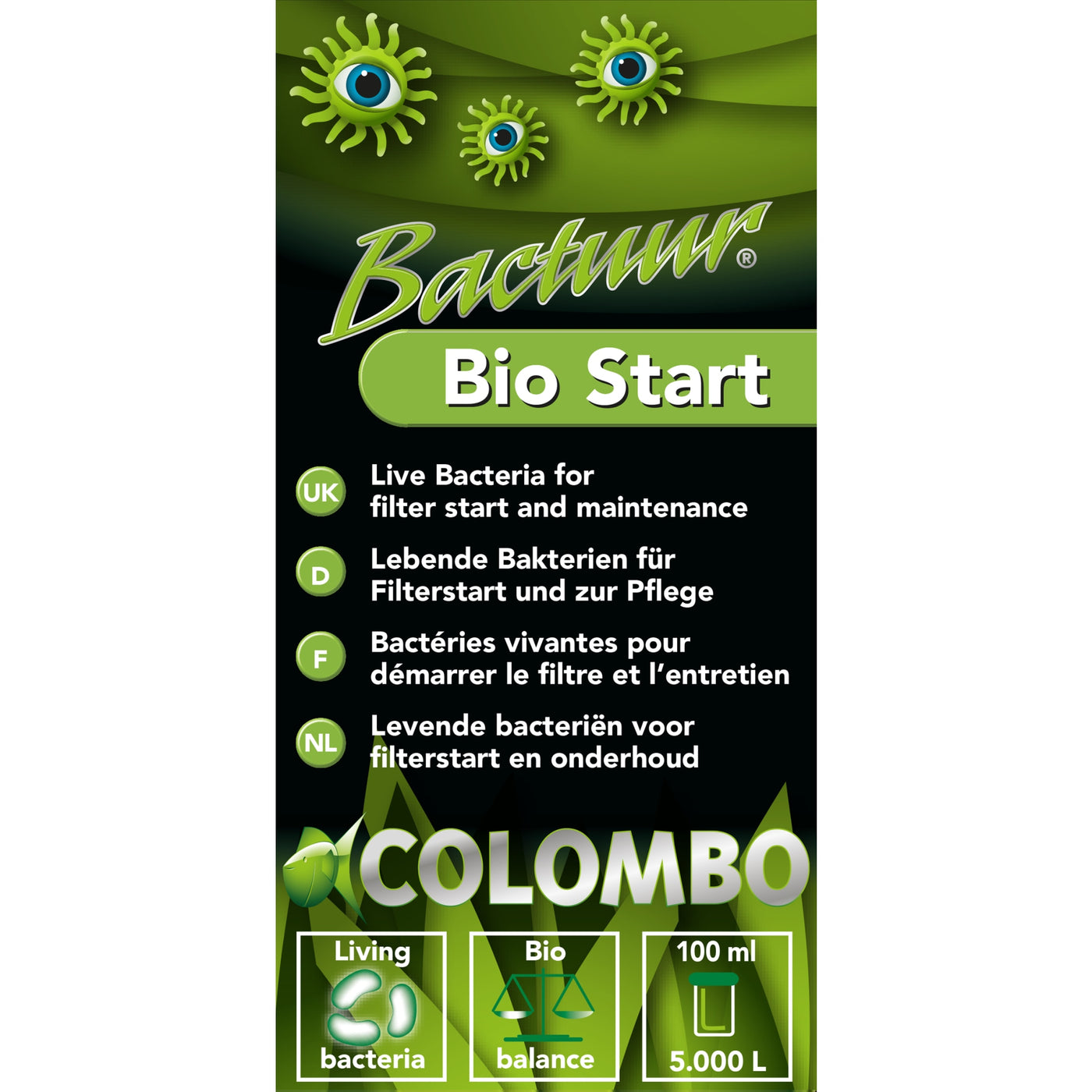 Colombo Bactuur Bio Start 100 ml - bacteriestarter voor nieuwe vijvers en filters