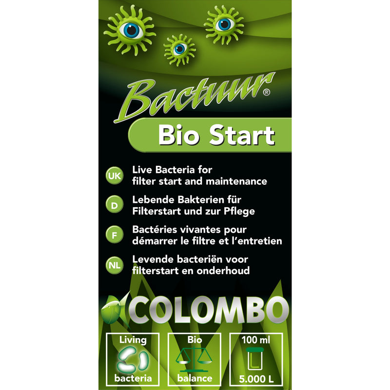 Colombo Bactuur Bio Start 100 ml - bacteriestarter voor nieuwe vijvers en filters, Vijverbacterie bij Vijvercentrum