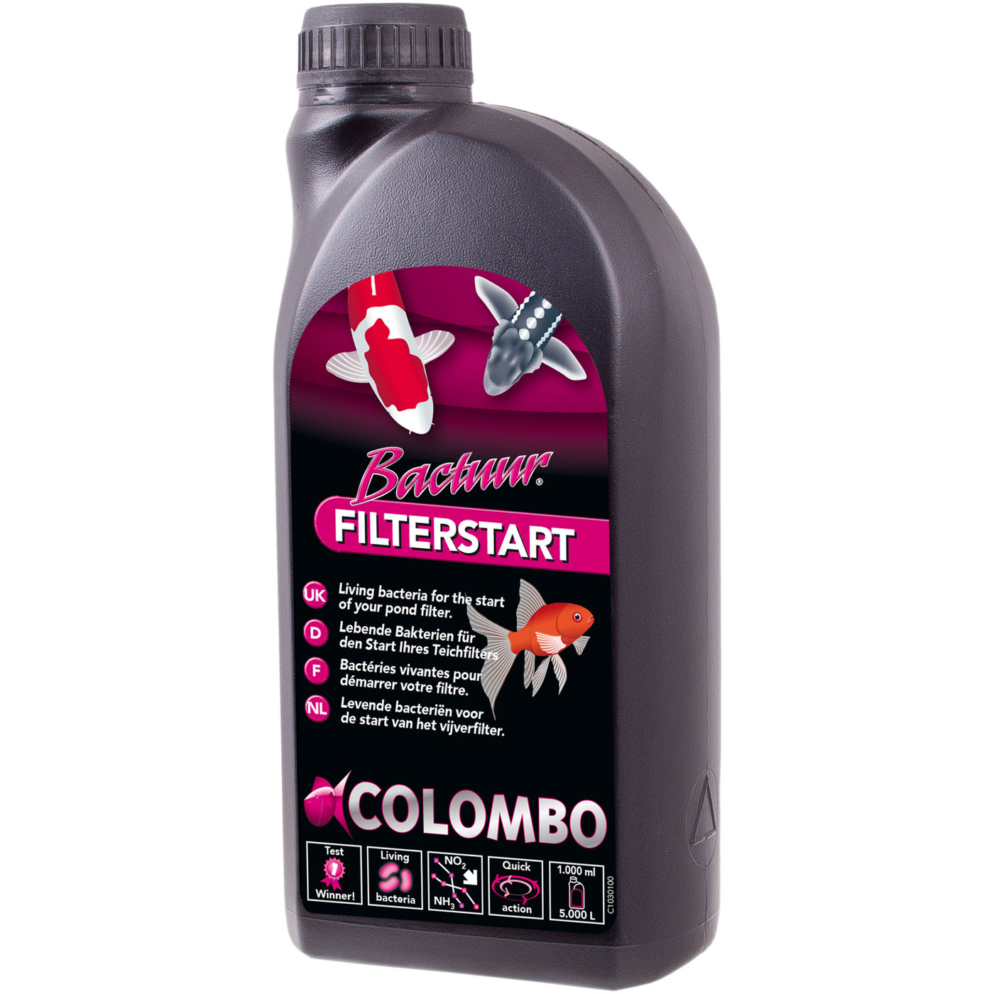 Colombo - Bactuur Filter Start 1000 ml - 8715897025969 COLOMBO BACTUUR FILTER START 1000ML 3D