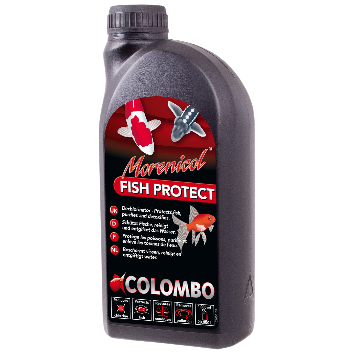 Colombo Fish Protect - 1.000 ml - 8715897026096 COL.FISH PROTECT 1000ML 20.000L 3D