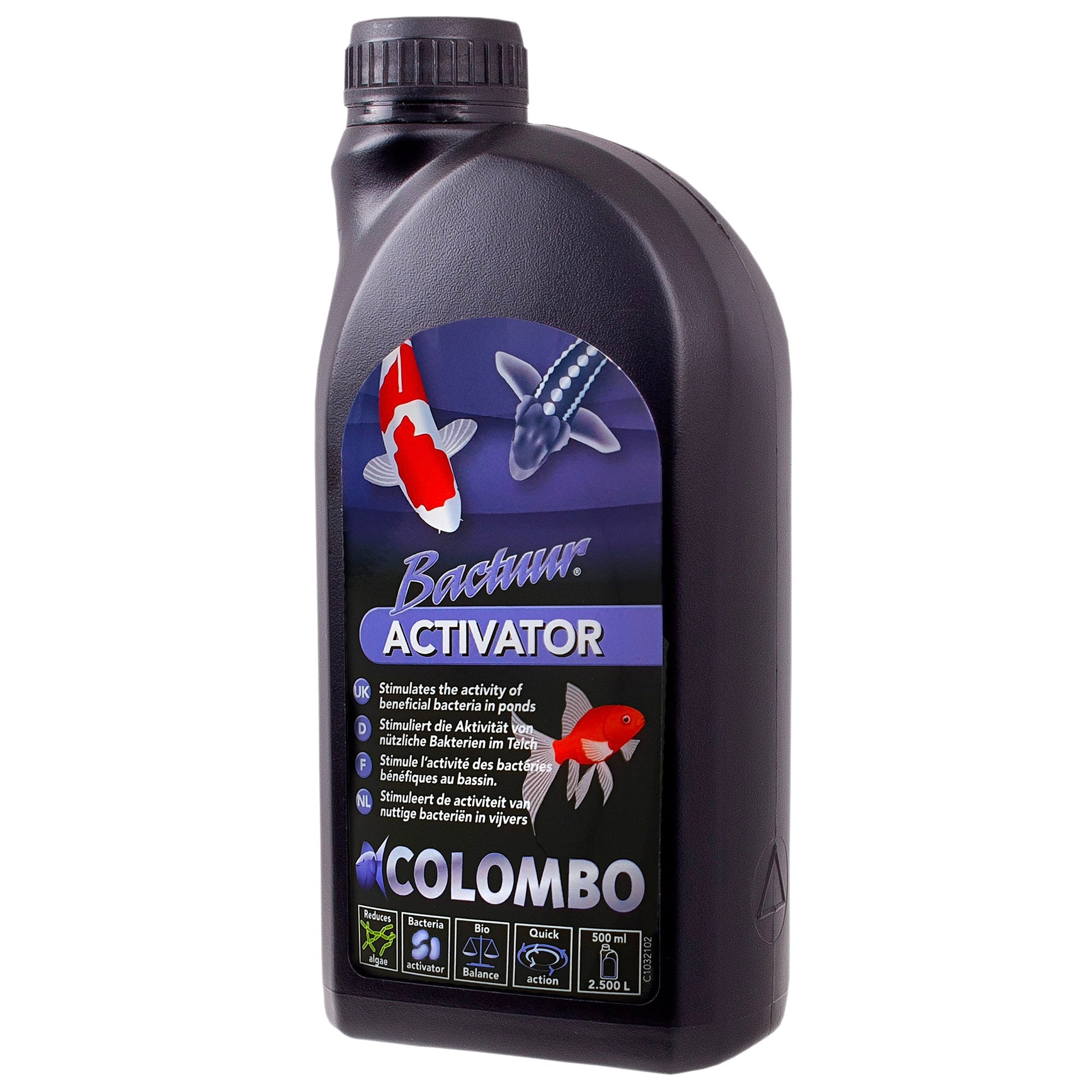 Colombo Bactuur Activator 500 ml - activeert filterbacterien in de vijver - 8715897189791 COLOMBO BACTUUR ACTIVATOR 500 ML 3D