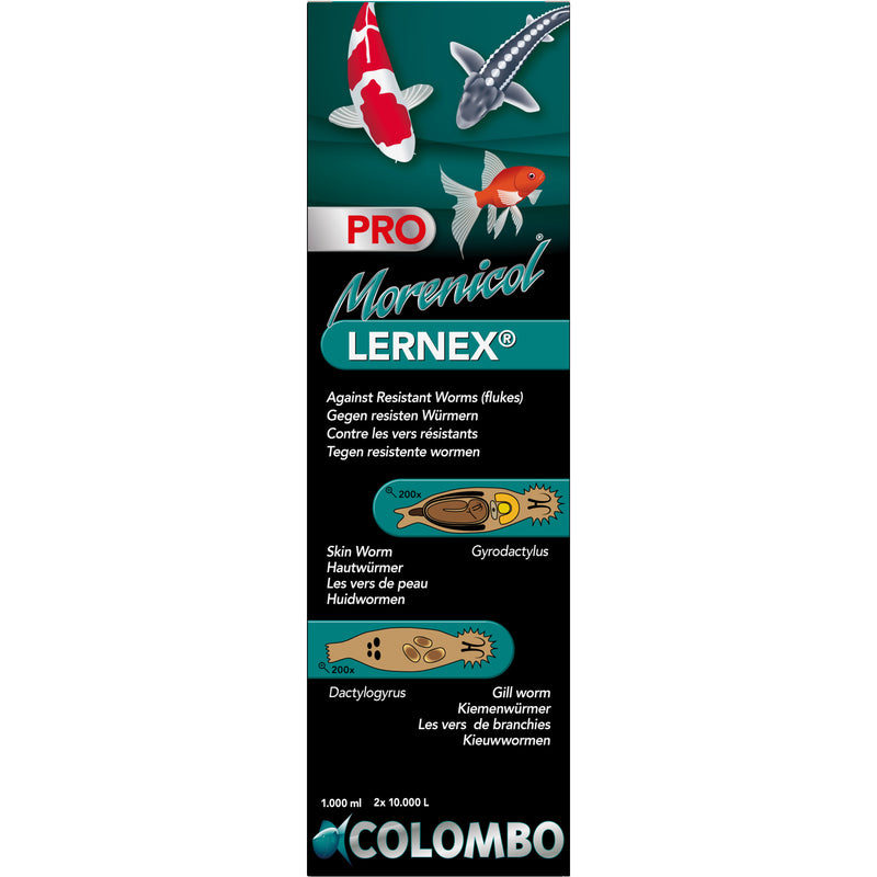 Colombo Lernex Pro 1000 ml tegen resistente huid- en kieuwwormen, Vismedicijn bij Vijvercentrum