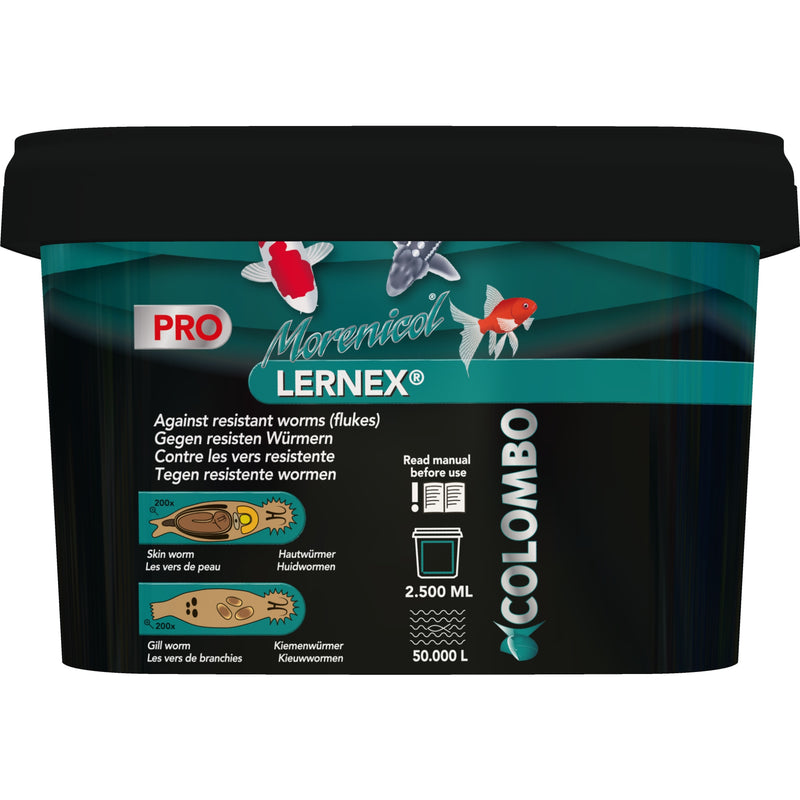 Colombo Morenicol Lernex Pro 2.500 ml - Vloeibaar middel tegen resistente huid- en kieuwwormen, Vismedicijn bij Vijvercentrum