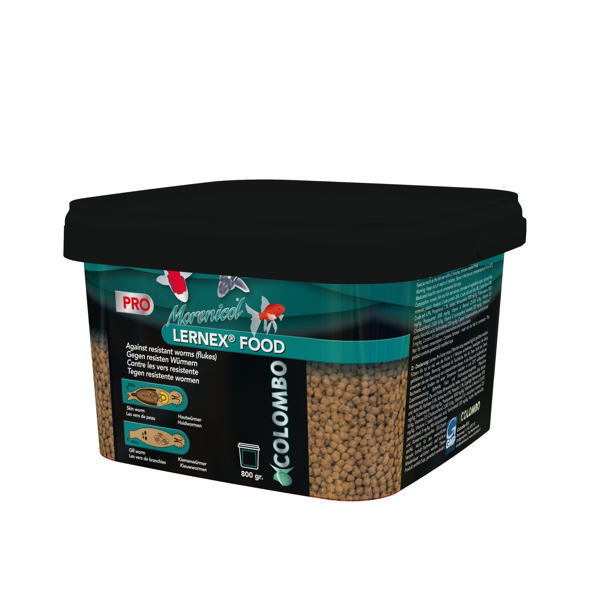 Colombo Morenicol Lernex Pro Food 800 gram behandelvoer - 8715897114618 LERNEX FOOD 2500 ML 3D