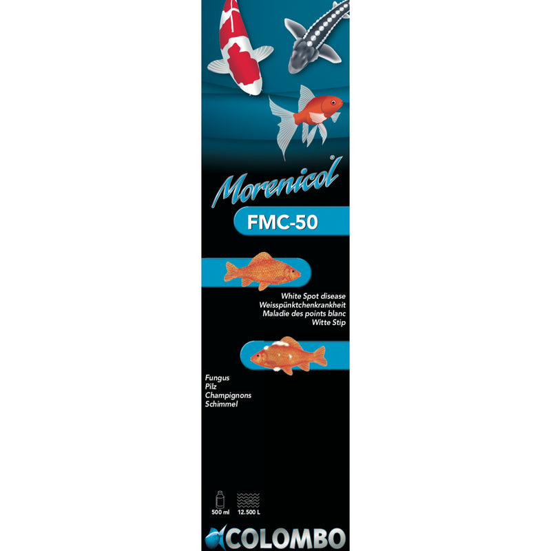 Colombo FMC50 500 ml - antiparasitair middel voor 12.500 liter vijverwater, Onderhoudsproduct bij Vijvercentrum