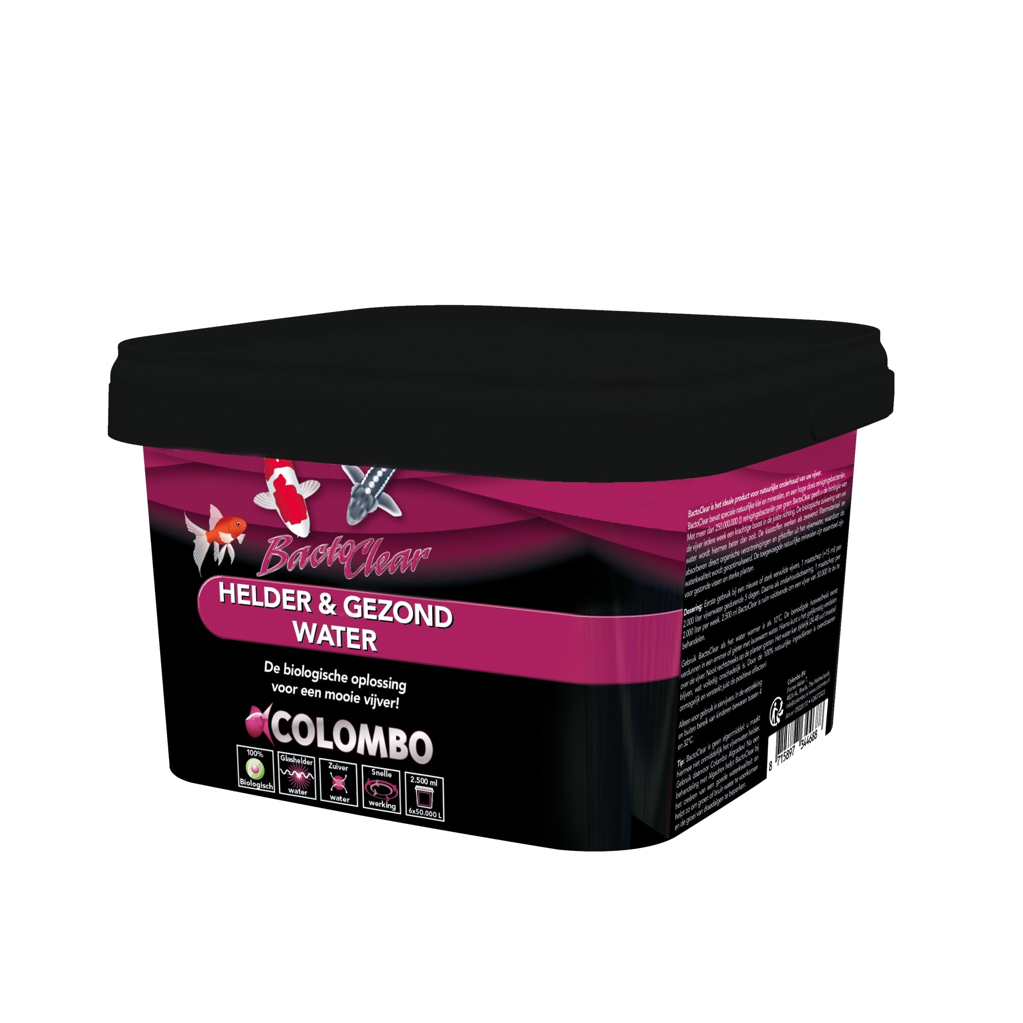 Colombo - Bactoclear 2500 ml - 8715897344688 COLOMBO BACTOCLEAR 2500ML 50.000L NL 3D