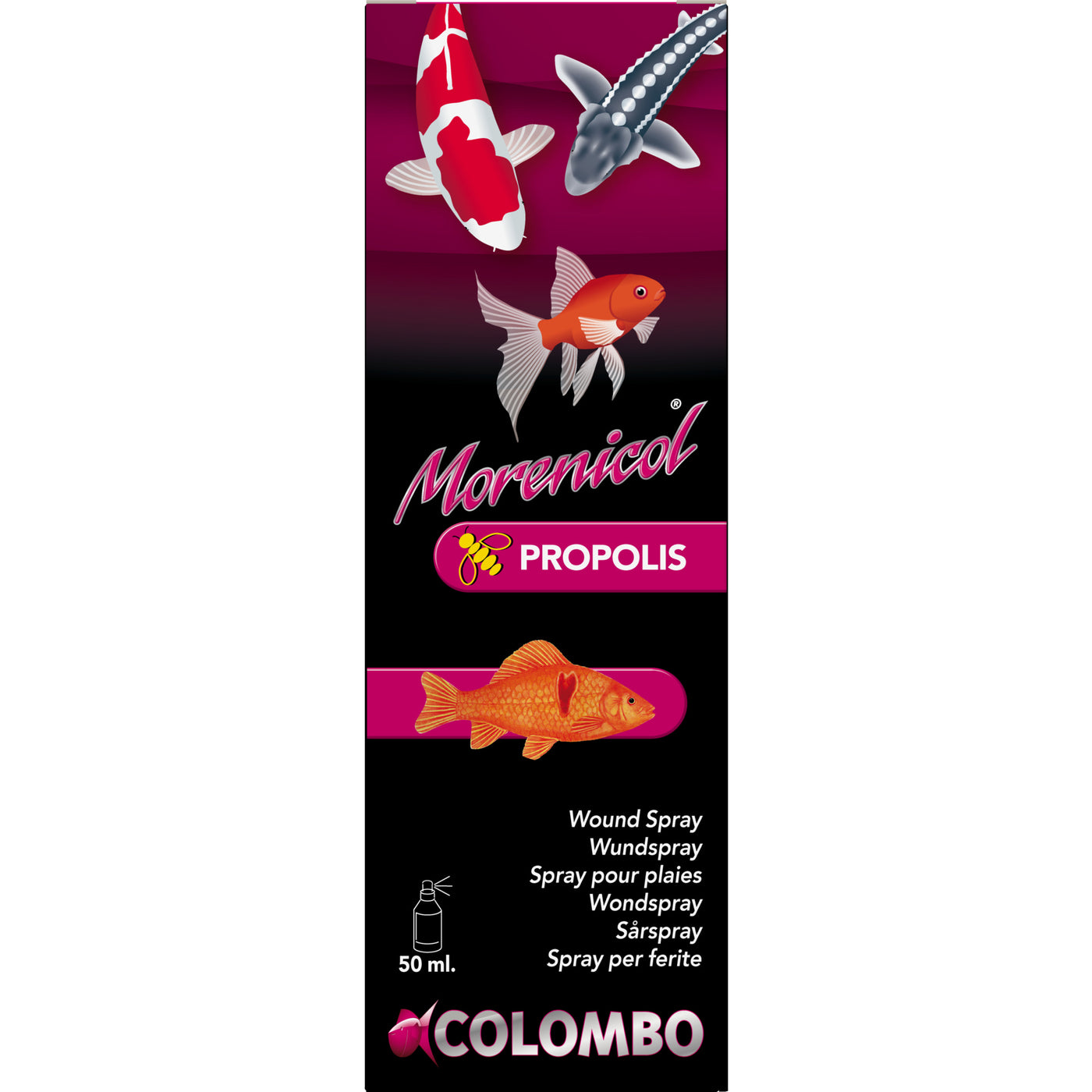 Colombo Propolis Wond Spray 50 ml - Wondverzorgingsspray voor vissen op basis van propolis