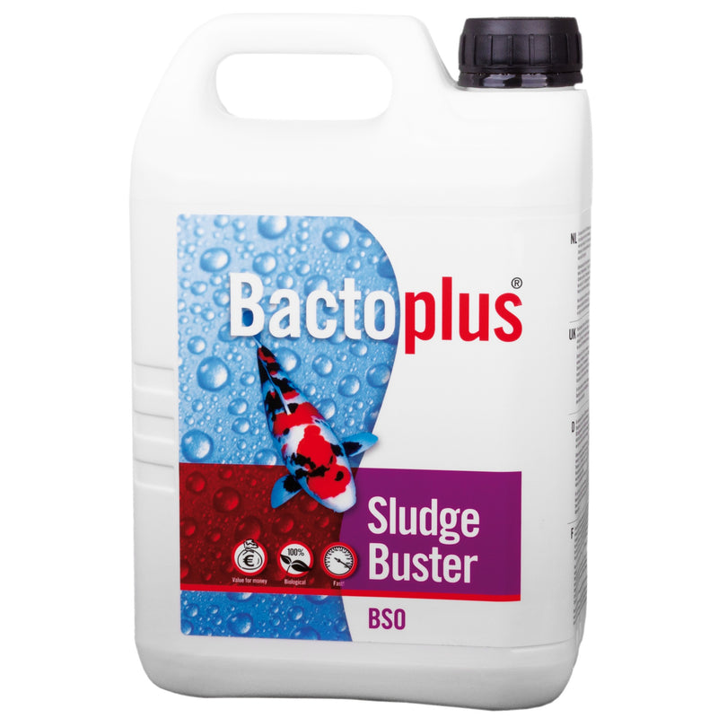 Bactoplus BSO 2,5 liter biologische slibafbreker, Vijverbacterien bij Vijvercentrum