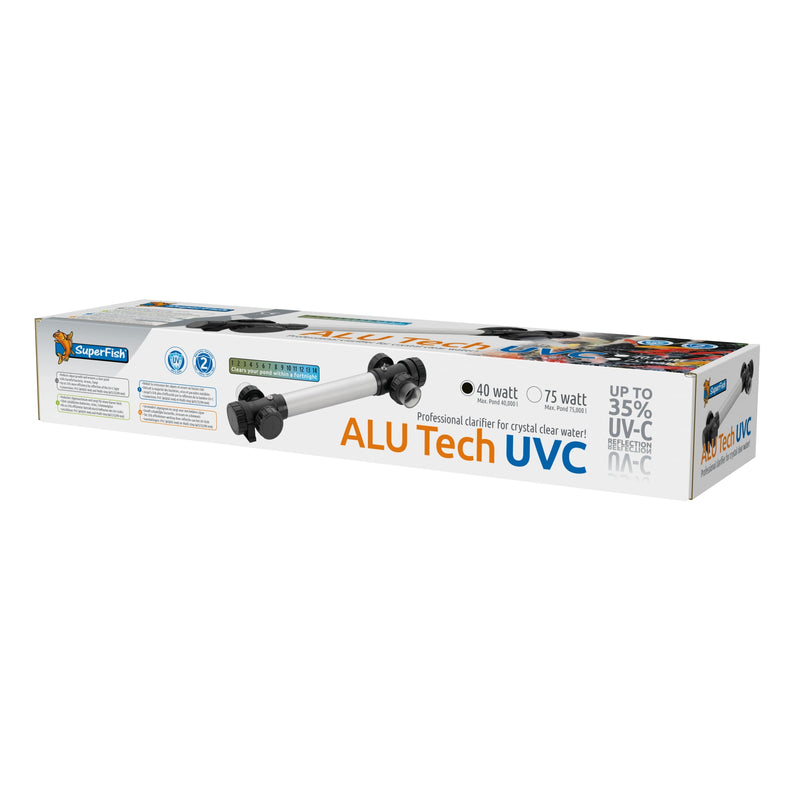 Superfish Alutech UV-C T5 40W - aluminium UV-C unit voor vijvers tot 40.000 liter - 8715897204821 SF ALUTECH UVC T5 40 W 40.000 LTR 3D 2, afbeelding 3 UV-C Unit