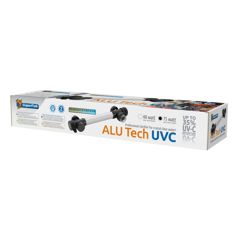 Superfish Alutech UVC T5 75 watt - Aluminium UV-C unit voor vijvers tot 75.000 liter - 8715897204838 SF ALUTECH UVC T5 75 W 75.000 LTR 3D 2, afbeelding 3 UV-C Unit