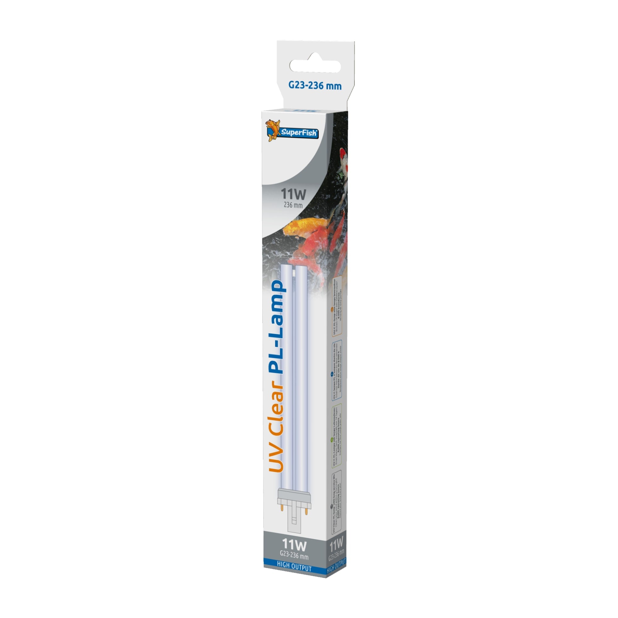 Superfish Uv Pl Lamp 11w G23-236mm - 8715897244421 SF UV PL LAMP 11W G23 236MM 3D