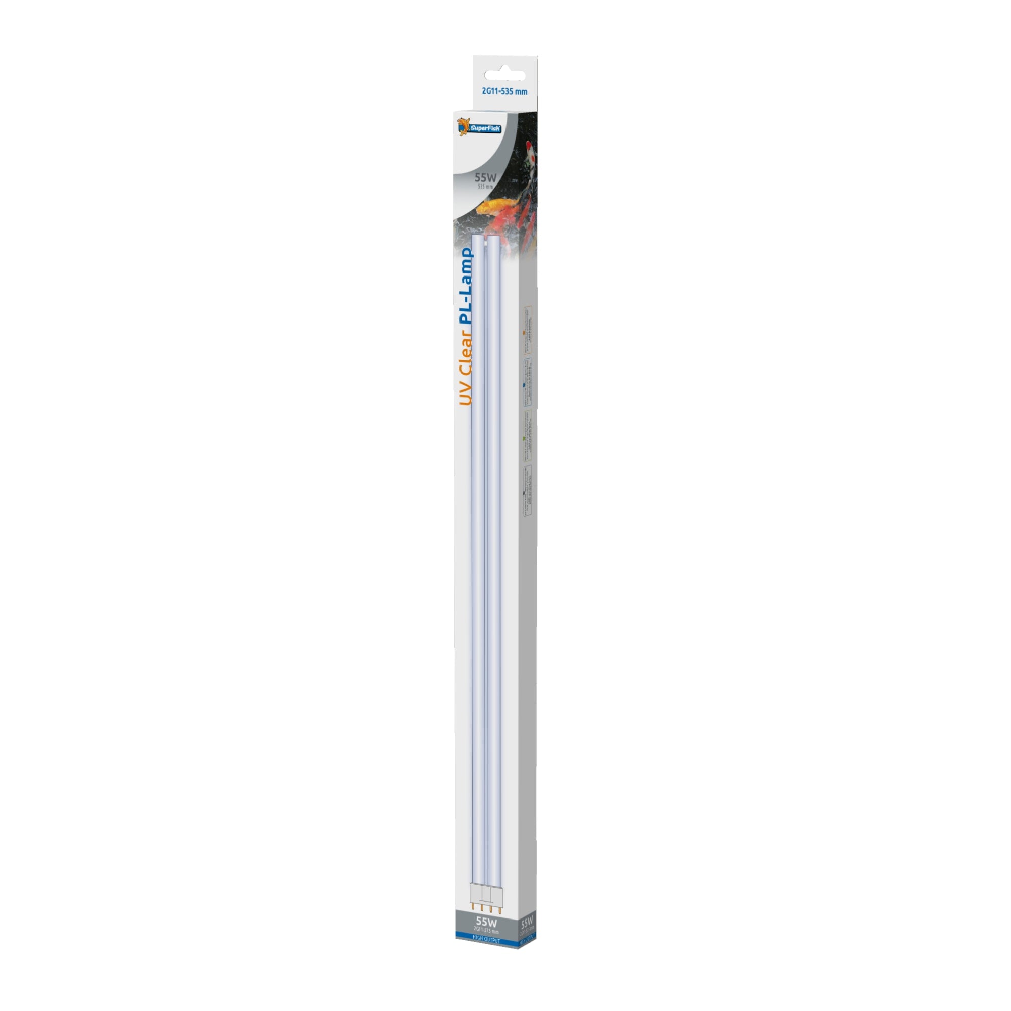 Superfish 55W PL (2G11) UV-C Vervanglamp (535mm) - Voorkom Groen Water - 8715897244469 SF UV PL LAMP 55W 2G11 535MM 3D