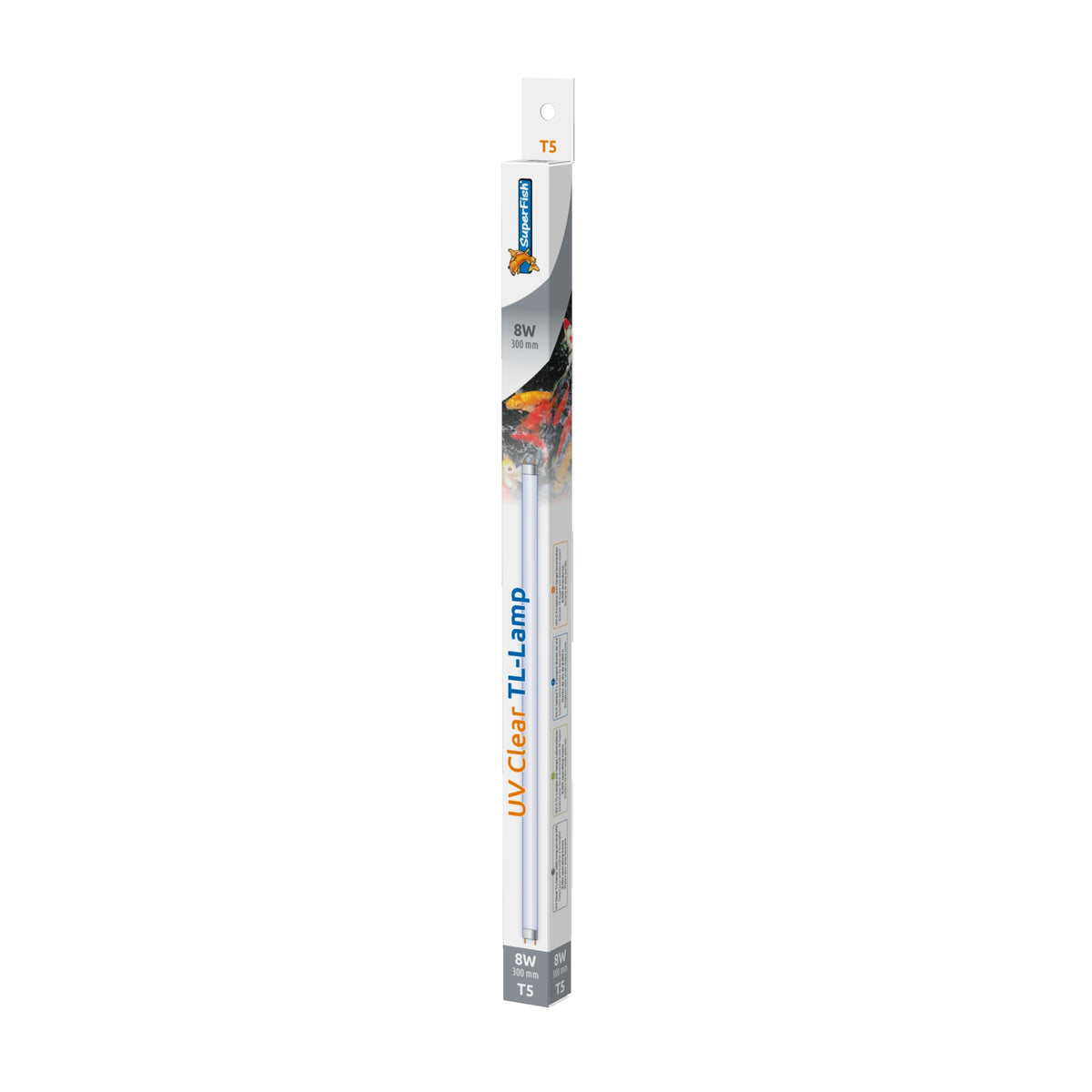 Superfish UV TL lamp 8W T5 30cm - vervanglamp voor Superfish UV-C systemen - 8715897308321 SF UV TL LAMP 8W T5 30CM 3D