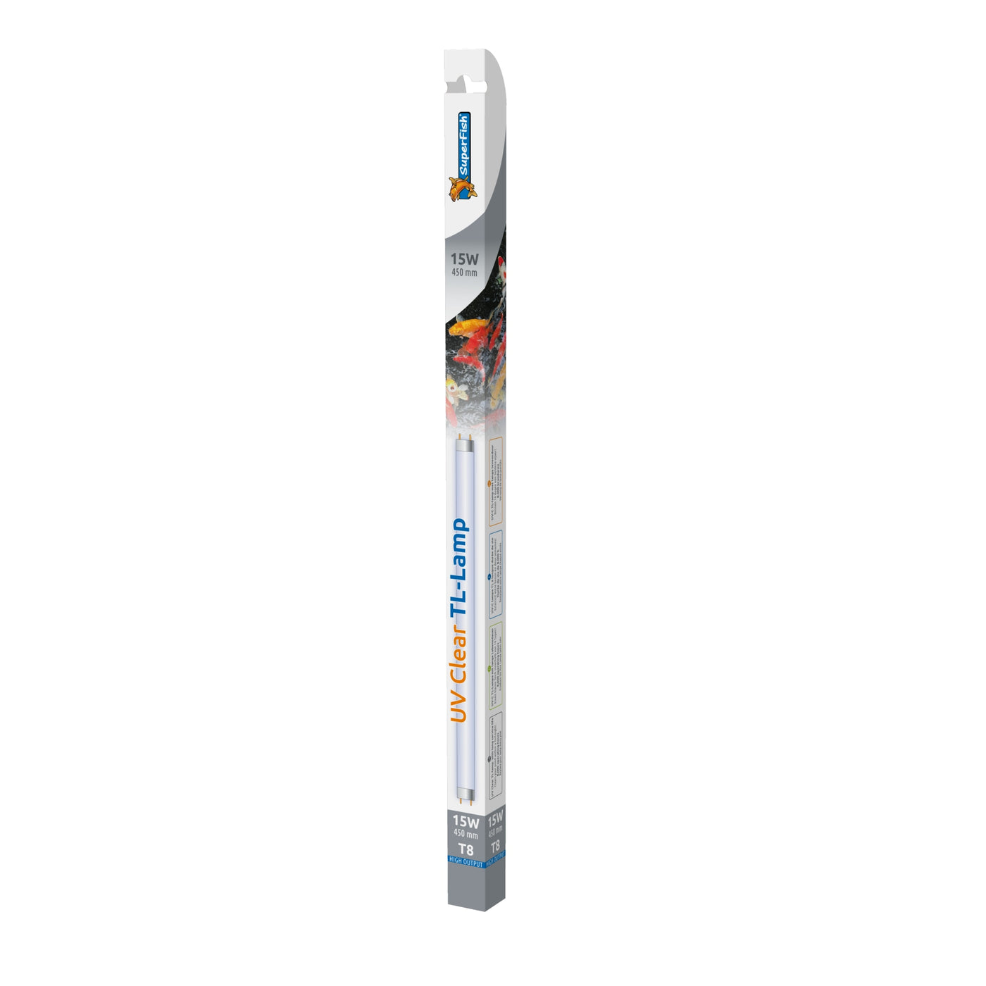 Superfish UV TL Lamp 15W T8 45cm - vervanglamp voor UV-C units - 8715897308345 SF UV TL LAMP 15W T8 45CM 3D