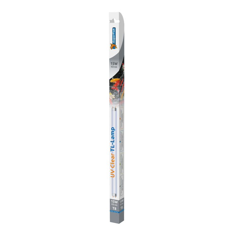 Superfish UV TL Lamp 15W T8 45cm - vervanglamp voor UV-C units - 8715897308345 SF UV TL LAMP 15W T8 45CM 3D, detailaanzicht Onderdeel UV-C