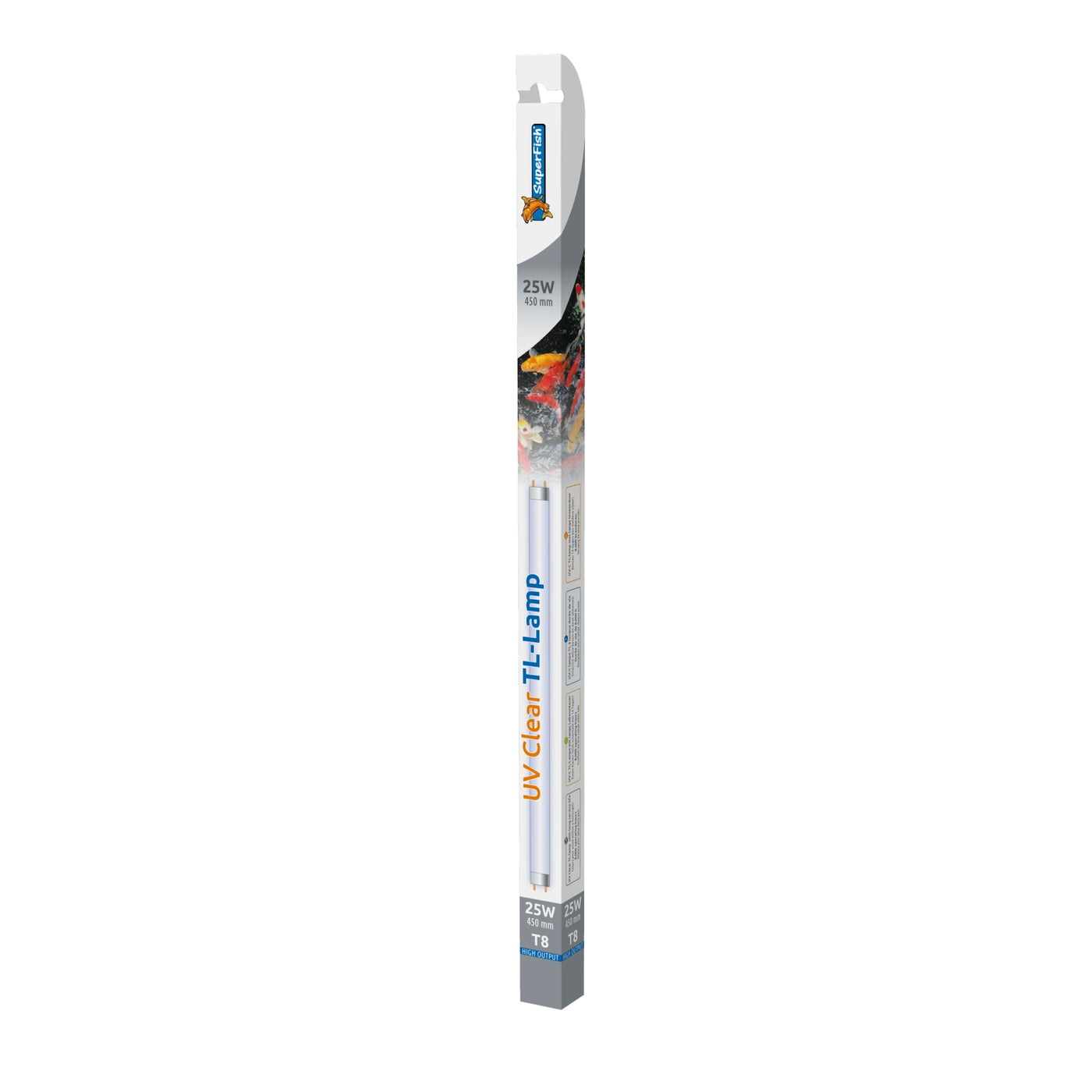 Superfish UV-C TL lamp 25W T8 45 cm - vervanglamp voor UV-C vijverfilters - 8715897308352 SF UV TL LAMP 25W T8 45CM 3D
