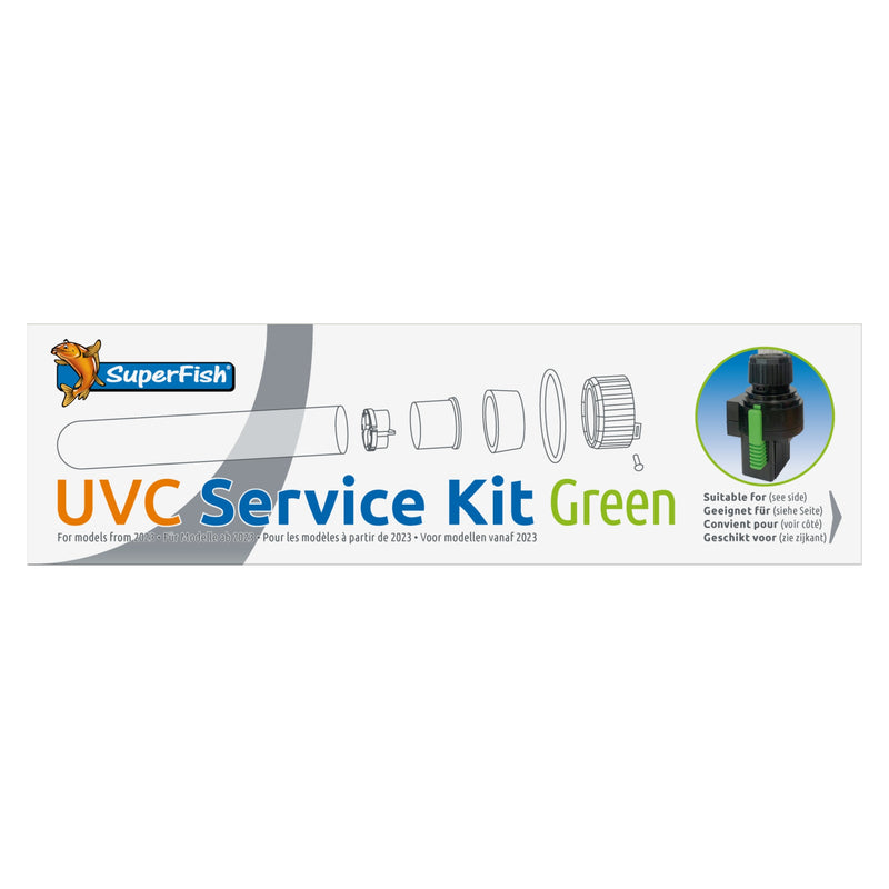 Superfish UV Service Kit 11-18 watt - O-ringen en afdichtingen voor groen model tot 2023, Onderdeel UV-C bij Vijvercentrum