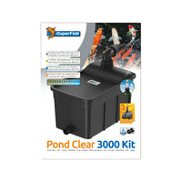 Superfish Pondclear Kit 3000 - Complete vijverfilter met pomp en UV-C 5W - 8715897275593 SF PONDCLEAR KIT 3000 UVC 5W POND FLOW 1000 FRONT2, miniatuur 4