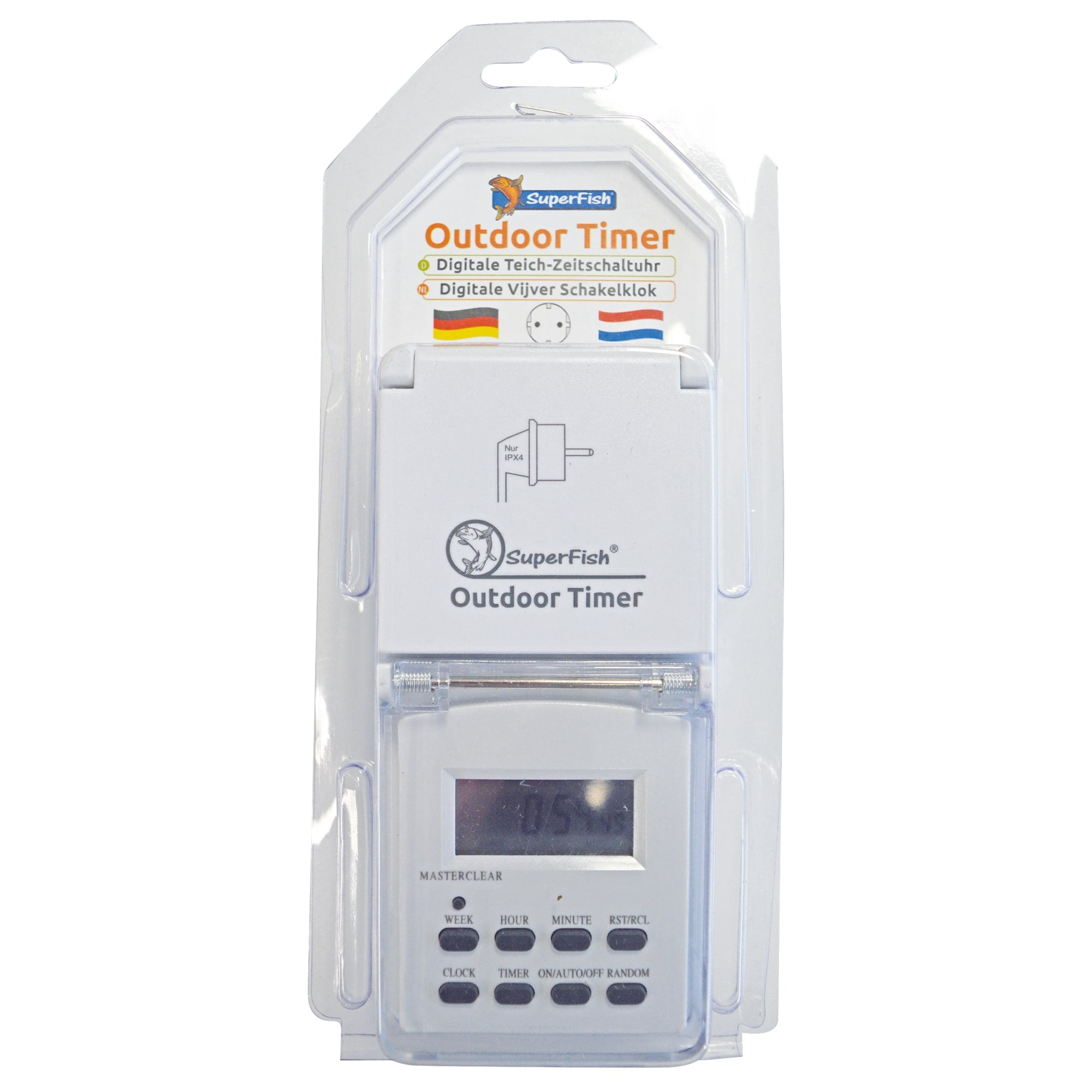 Superfish Outdoor Timer - tijdschakelklok voor vijverapparatuur bij buitengebruik
