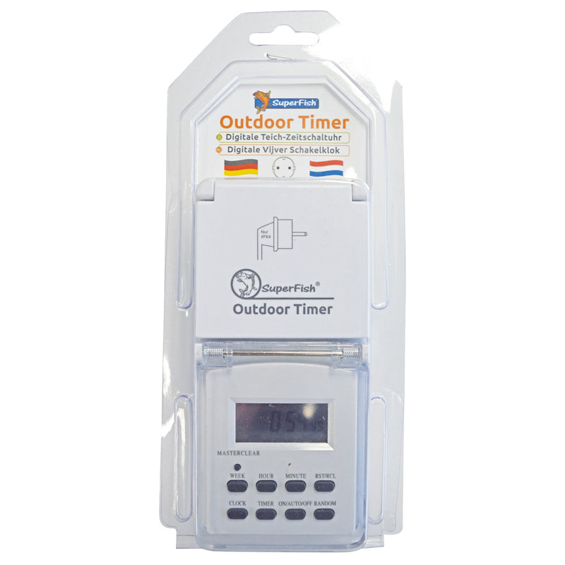 Superfish Outdoor Timer - tijdschakelklok voor vijverapparatuur bij buitengebruik, Vijveraccessoire bij Vijvercentrum
