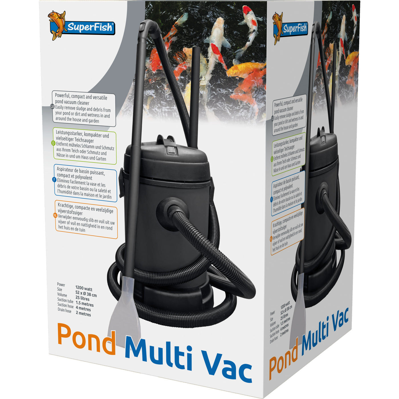 Superfish - Pond Multi Vac 1200W - 8715897344930 SF POND MULTI VAC 3D